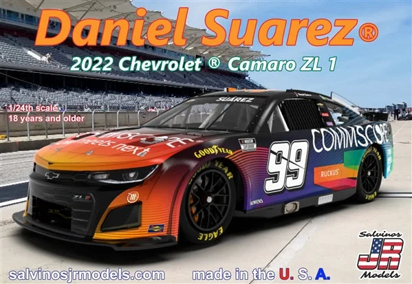 Daniel Suarez 2022 NASCAR Next Gen Camaro ZL1 (1/24 Scale) Plastic Vehicle Model Kit