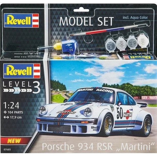 1/24 Porsche 934 RSR Martini Model Set