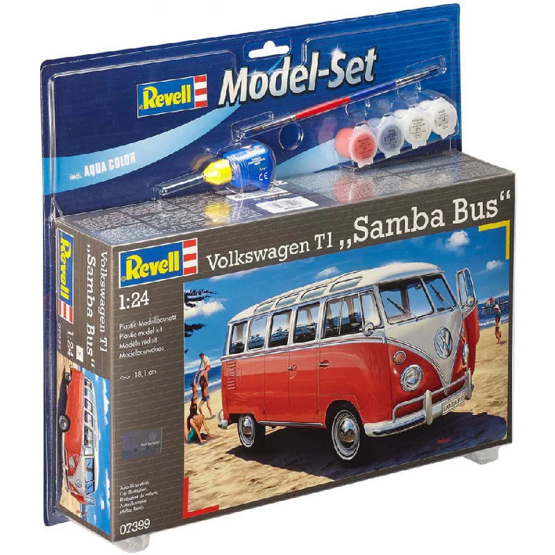 1/24 Volkswagen T1 Samba Bus Model Set