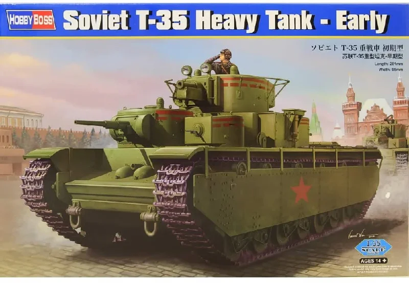 Soviet T-35 Heavy Tank (Early) (1/35 Scale) Military Model Kit