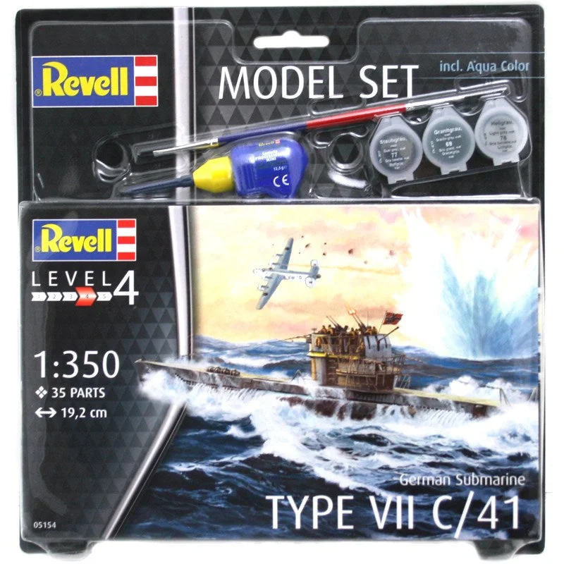 1/350 German Submarine Type VII C/41 Model Set