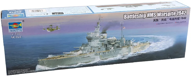 HMS Warspite '1942' (1/350th Scale) Boat Model Kit