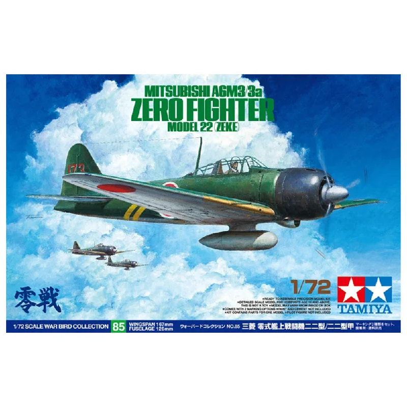 1/72 A6M3/3A Zero Model 22 Zeke