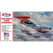 Northrop F-89D Scorpion (1/80 Scale) Plastic Aircraft Model Kit