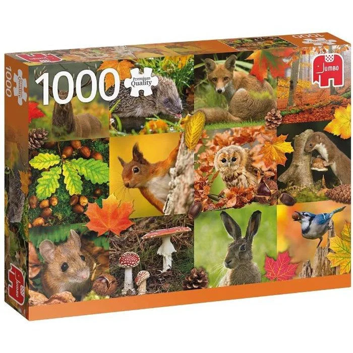 1000pc Autumn Animals Puzzle