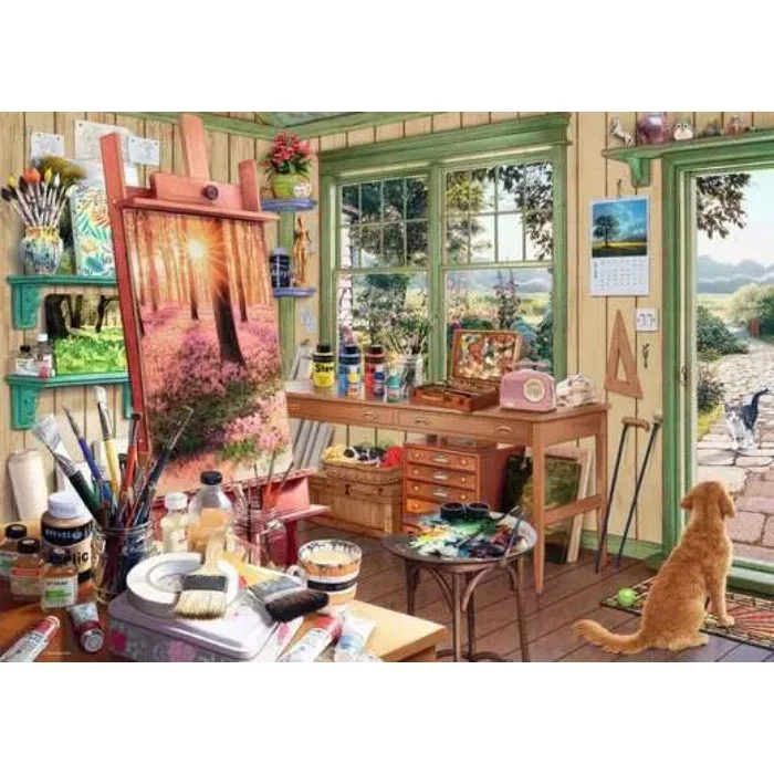 1000pc My Haven No.11 The Artist's Shed Puzzle