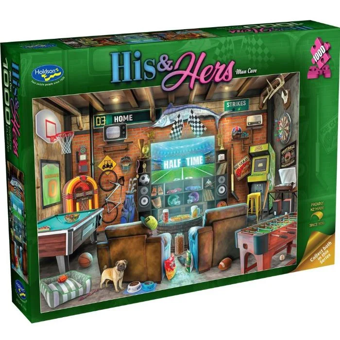 1000pc His & Hers (Man Cave) Puzzle