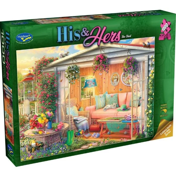 1000pc His & Hers (She Shed) Puzzle