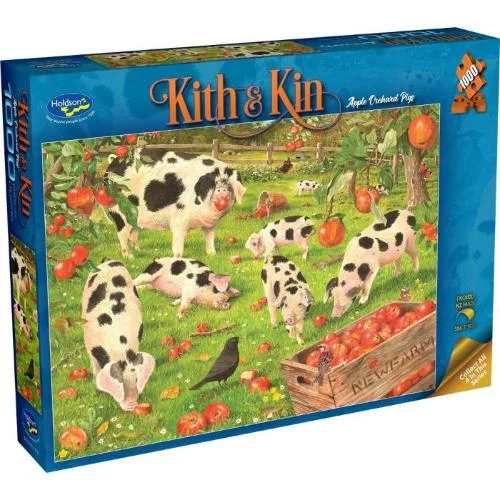 1000pc Kith & Kin (Apple Orchard Pigs) Puzzle