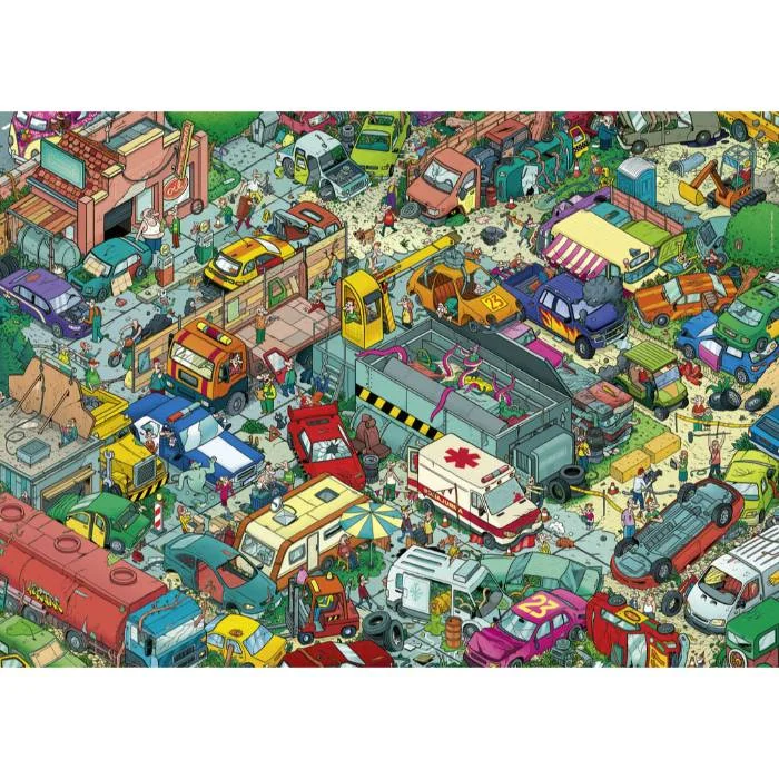 1000pc Lectr Car Cemetry Puzzle