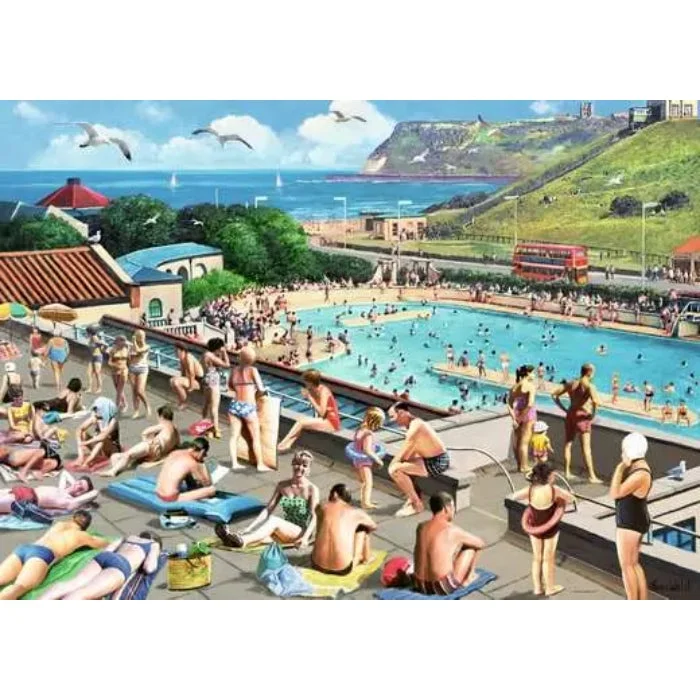 1000pc No.8 Leisure Days Scarborough North Bay Puzzle