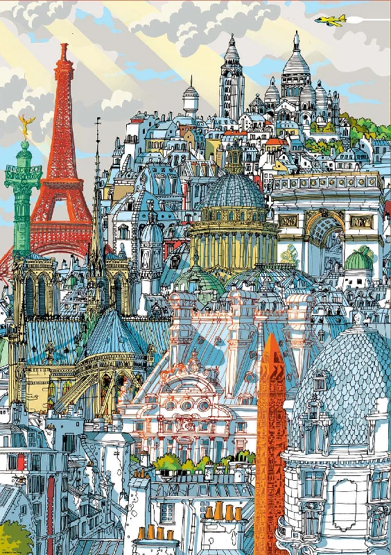 1000pc Paris Carlo Stanga Puzzle