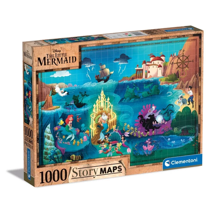 1000pc The Little Mermaid Story Maps Puzzle