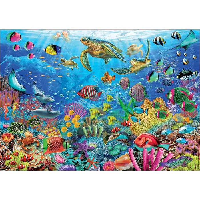 1000pc Tropical Fantasy Turtles Puzzle