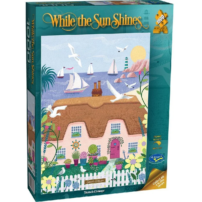 1000pc While Sun Shines (Beach Cottage) Puzzle