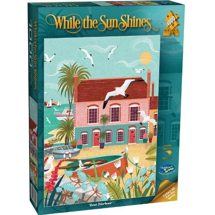 1000pc While Sun Shines (Boat Harbour) Puzzle