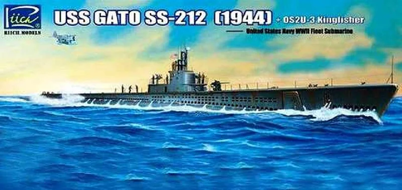 1944 USS Gato SS-212 (1/200 Scale) Plastic Boat Model Kit