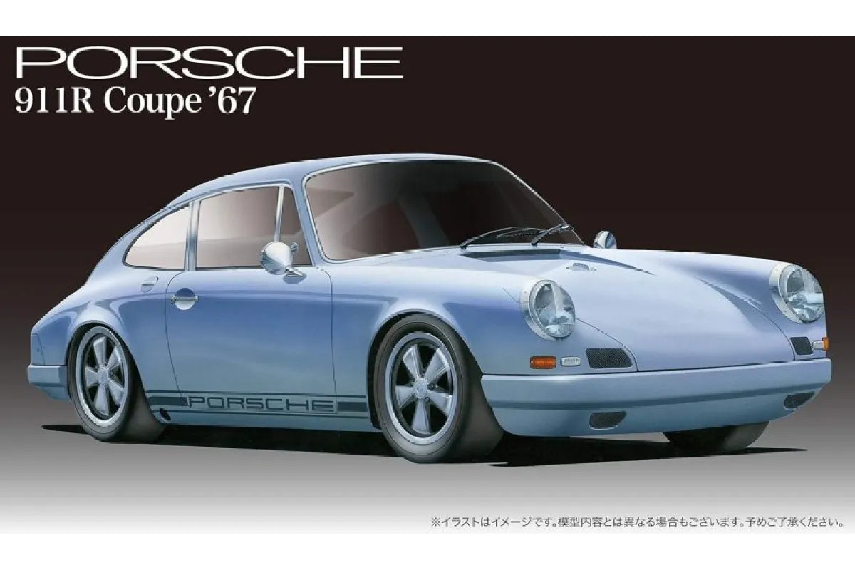 1967 Porsche 911R Coupe (1/24 Scale) Plastic Vehicle Model Kit