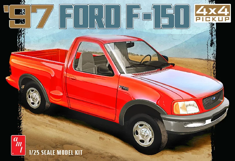 '97 Ford F-150 4x4 Pickup (1/25 Scale) Plastic Vehicle Model Kit