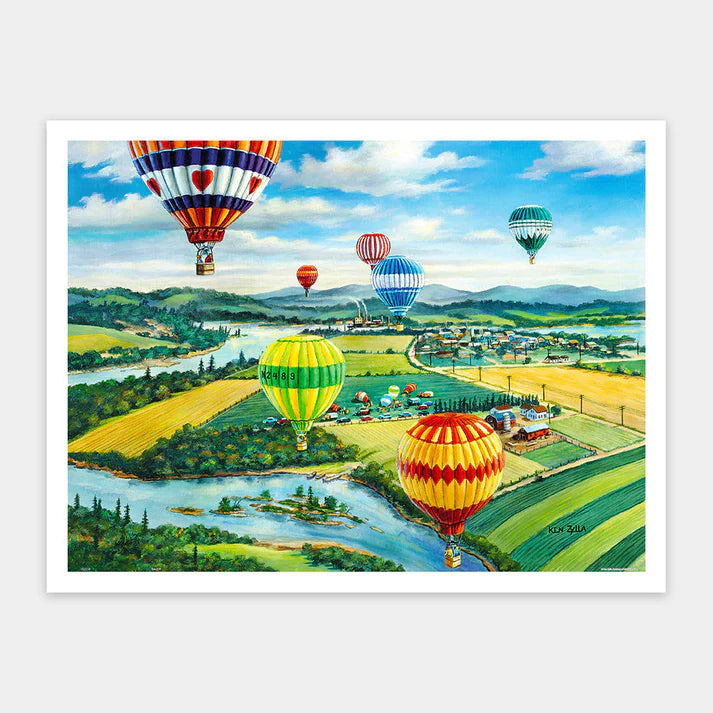 366pc Ballooners Rally Canvas Puzzle