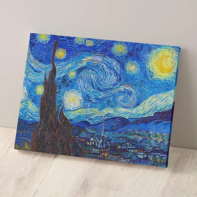 300pc Van Gogh Starry Night Canvas Puzzle