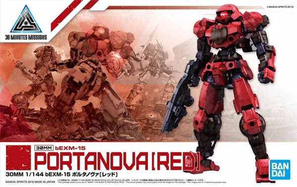 30MM Portanova [Red] (1/144 Scale) Gundam Model Kit