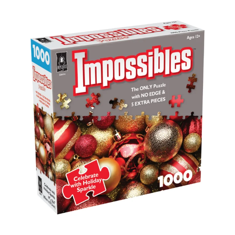 Impossibles Puzzle - Celebrate with Holiday Sparkle: 1000 Pcs