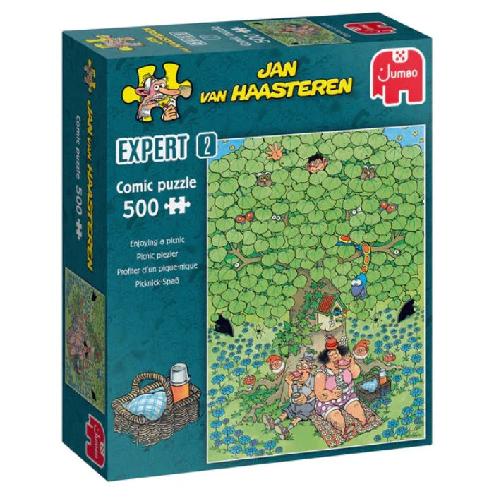 500pc JVH Expert Enjoying Picnic - Comic Puzzle