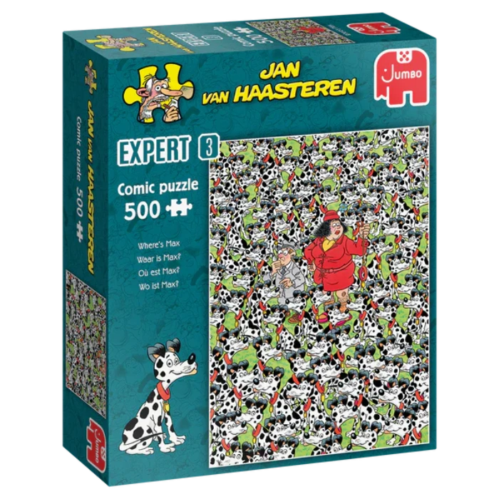 500pc JVH Expert Where's Max - Comic Puzzle