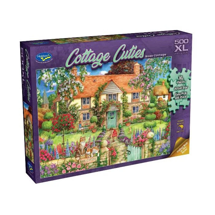 500pc XL Cottage Cuties (Rose Cottage) Puzzle