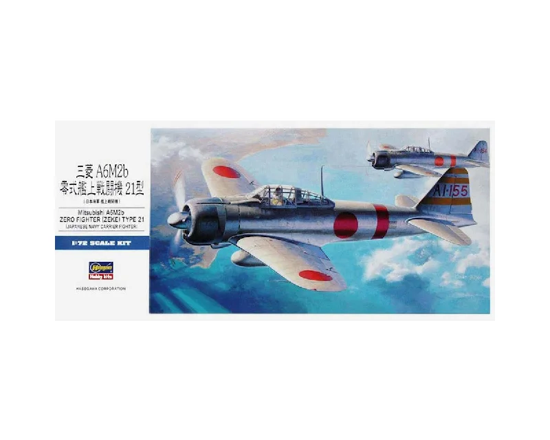 A6M2 Type 21 Zeke (1/72 Scale) Aircraft Model Kit