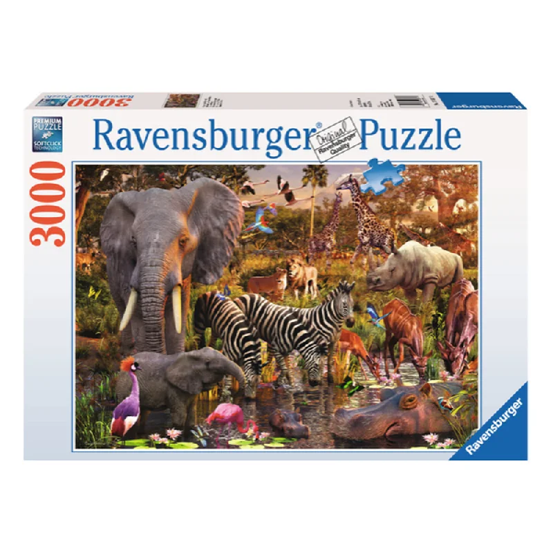 African Animal World - 3000 Piece Puzzle