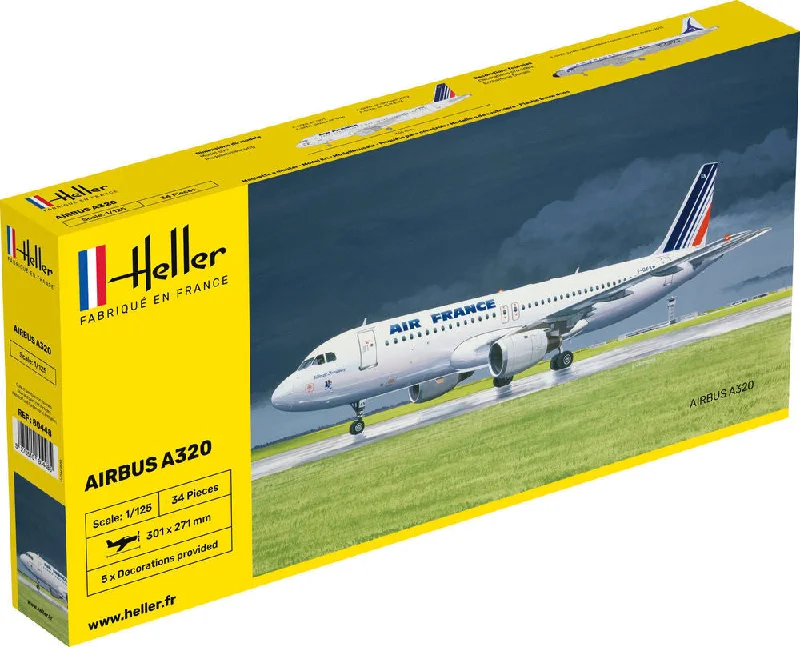 Airbus A320 Air France (1/125 Scale) Plastic Aircraft Model Kit