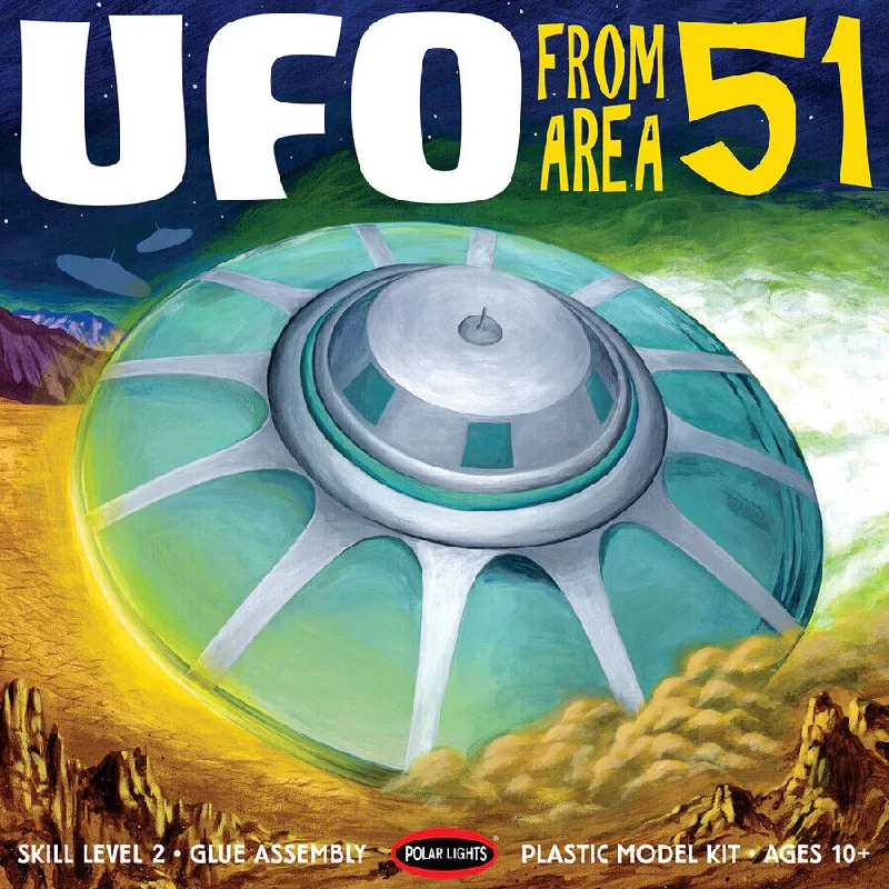 Area 51 UFO (1/48 Scale) Plastic Science Fiction Model Kit