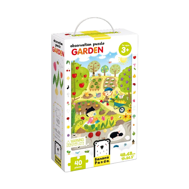 Observation Puzzle - Garden: 40 Pcs