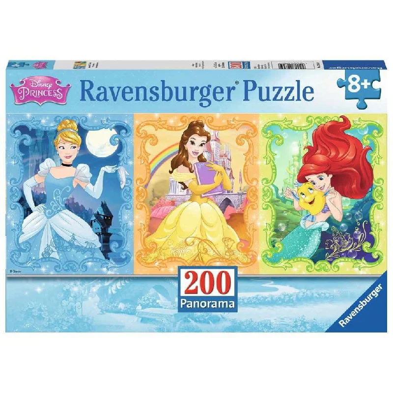 Beautiful Disney Princesses 200 Piece Panorama Puzzle