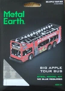 Big Apple Tour Bus Metal Earth Model Kit