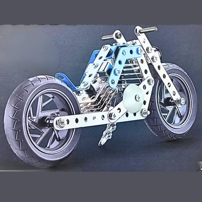 Build and Play Puzzle (Bike) - 140 Pieces