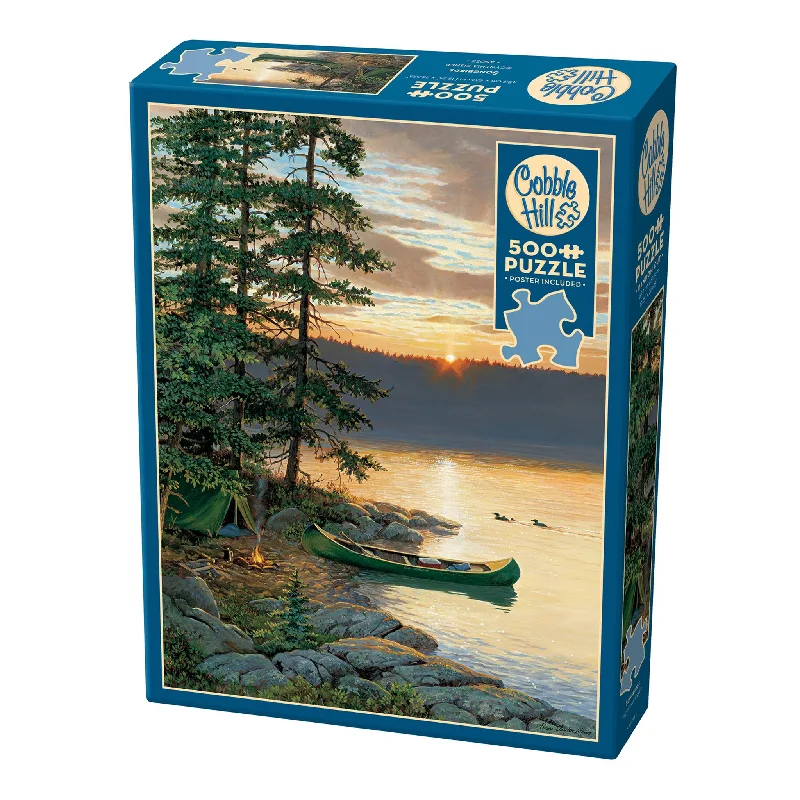 Canoe Lake 500 Piece Puzzle Cobble Hill