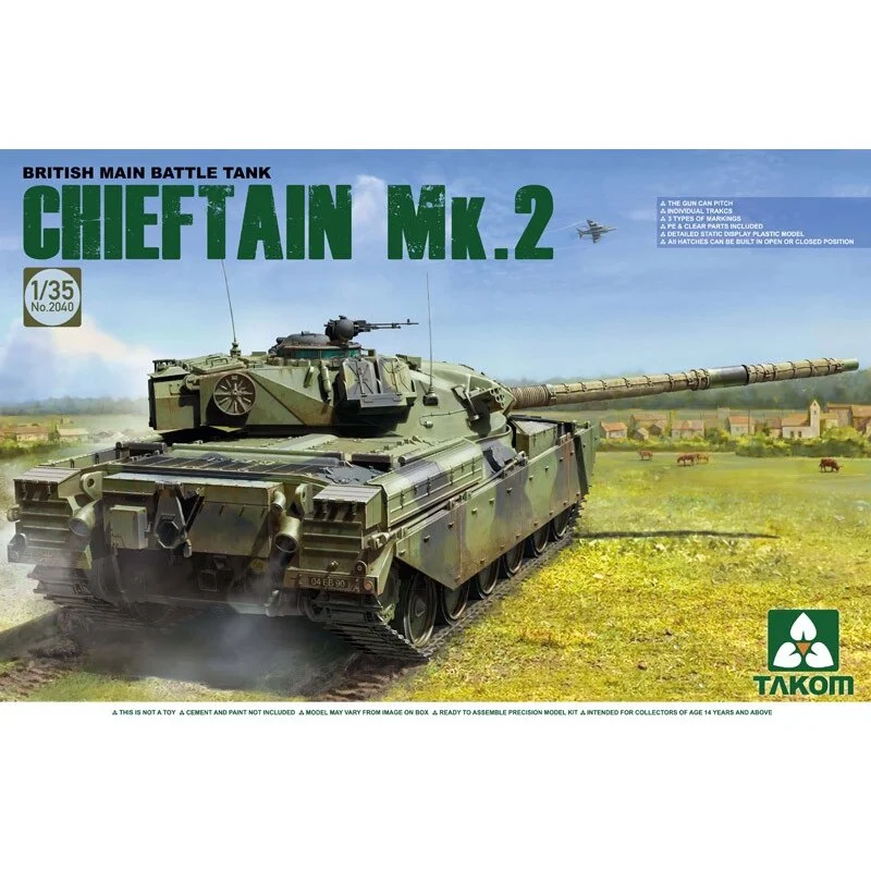 Chieftain Mk 2 (1/35 Scale) Plastic Military Model Kit