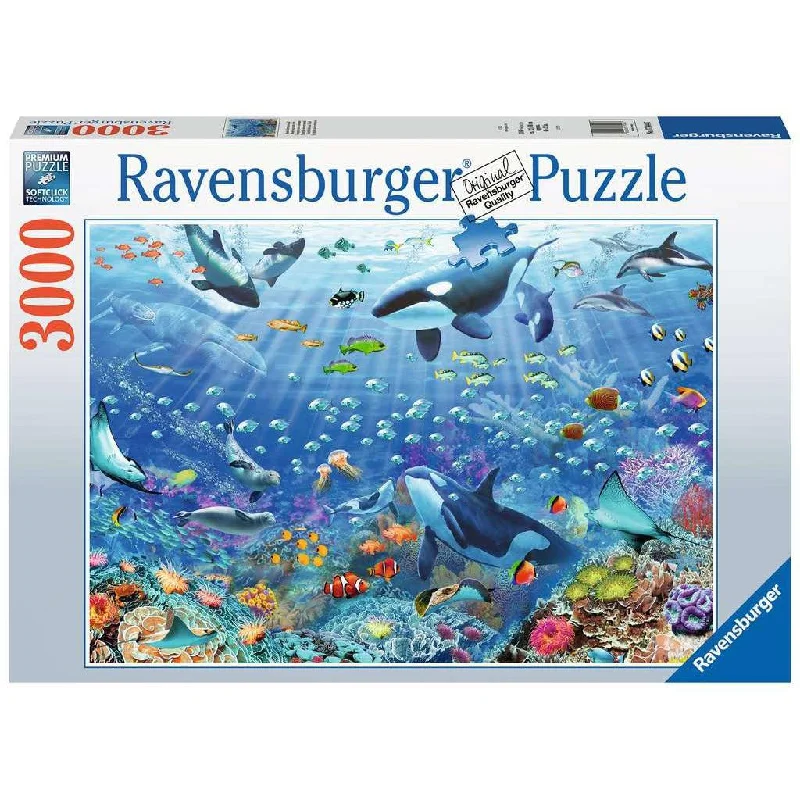 Colorful Underwater World 3000 Piece Puzzle