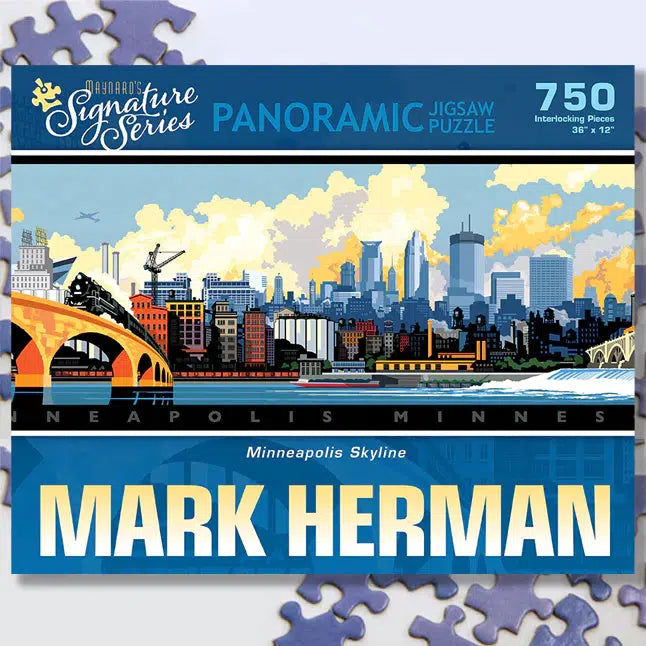 Puzzle Twist - Minneapolis Skyline - 750 Piece Puzzle