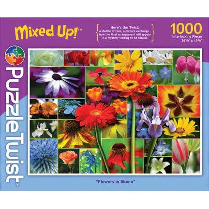 Puzzle Twist - Flowers In Bloom - 1,000 Piece Puzzle