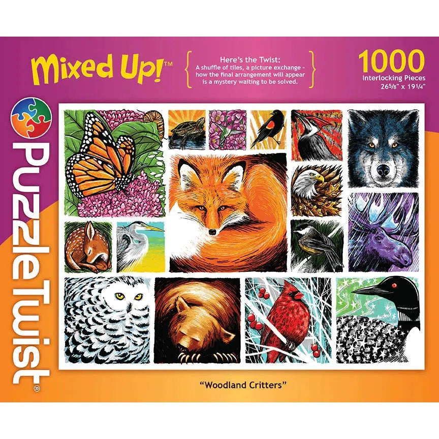 Puzzle Twist - Woodland Critters - 1,000 Piece Puzzle