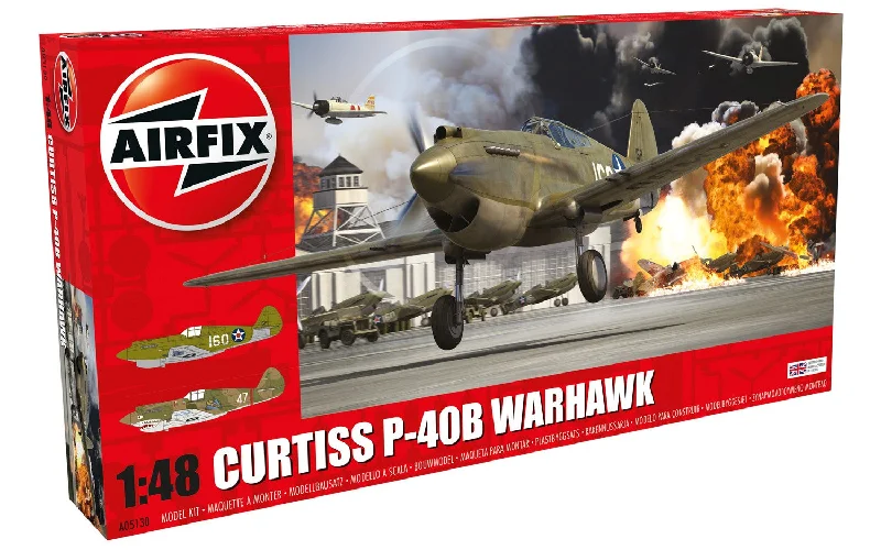 Curtiss P-40B Warhawk (1/48 Scale) Aircraft Model Kit