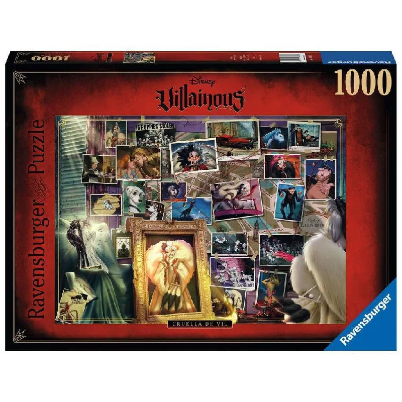 Disney Villainous: Cruella de Vil 1000 Piece Puzzle