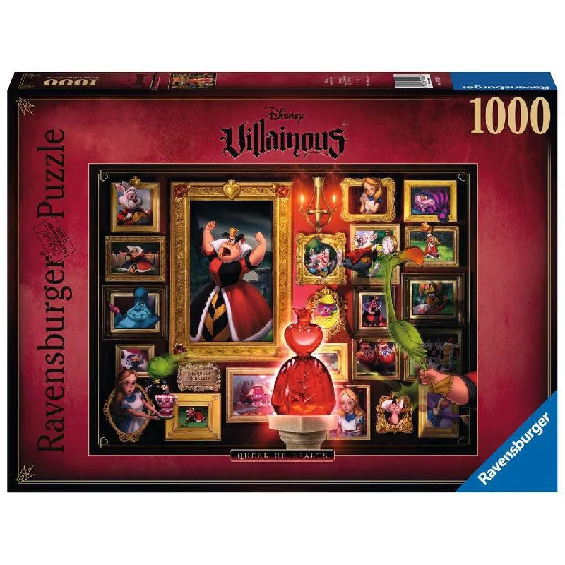 Disney Villainous: Queen of Hearts 1000 Piece Puzzle