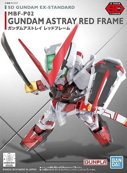 EX-Standard 007 Gundam Astray Red Frame Plastic Gundam Model Kit