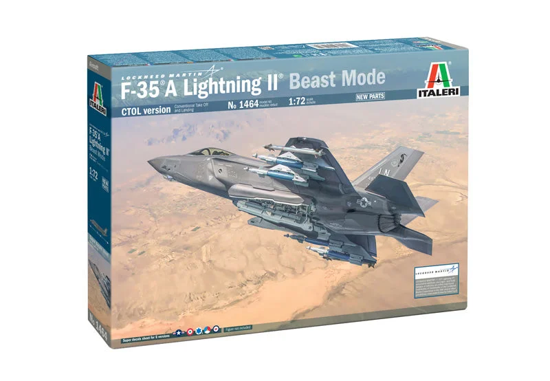 F-35A Lightning II "Beast Mode" (1/72 Scale) Aircraft Model Kits