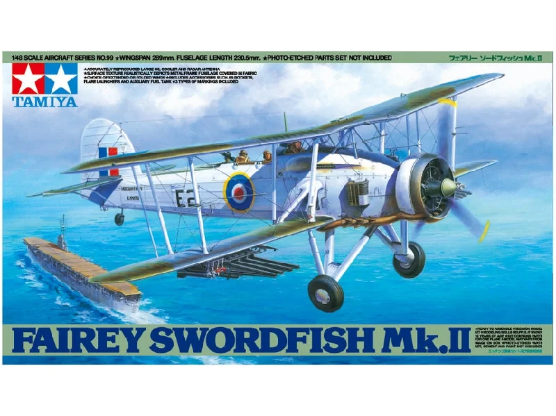 Fairey Swordfish Mk.II (1/48th Scale) Plastic Military Model Kit